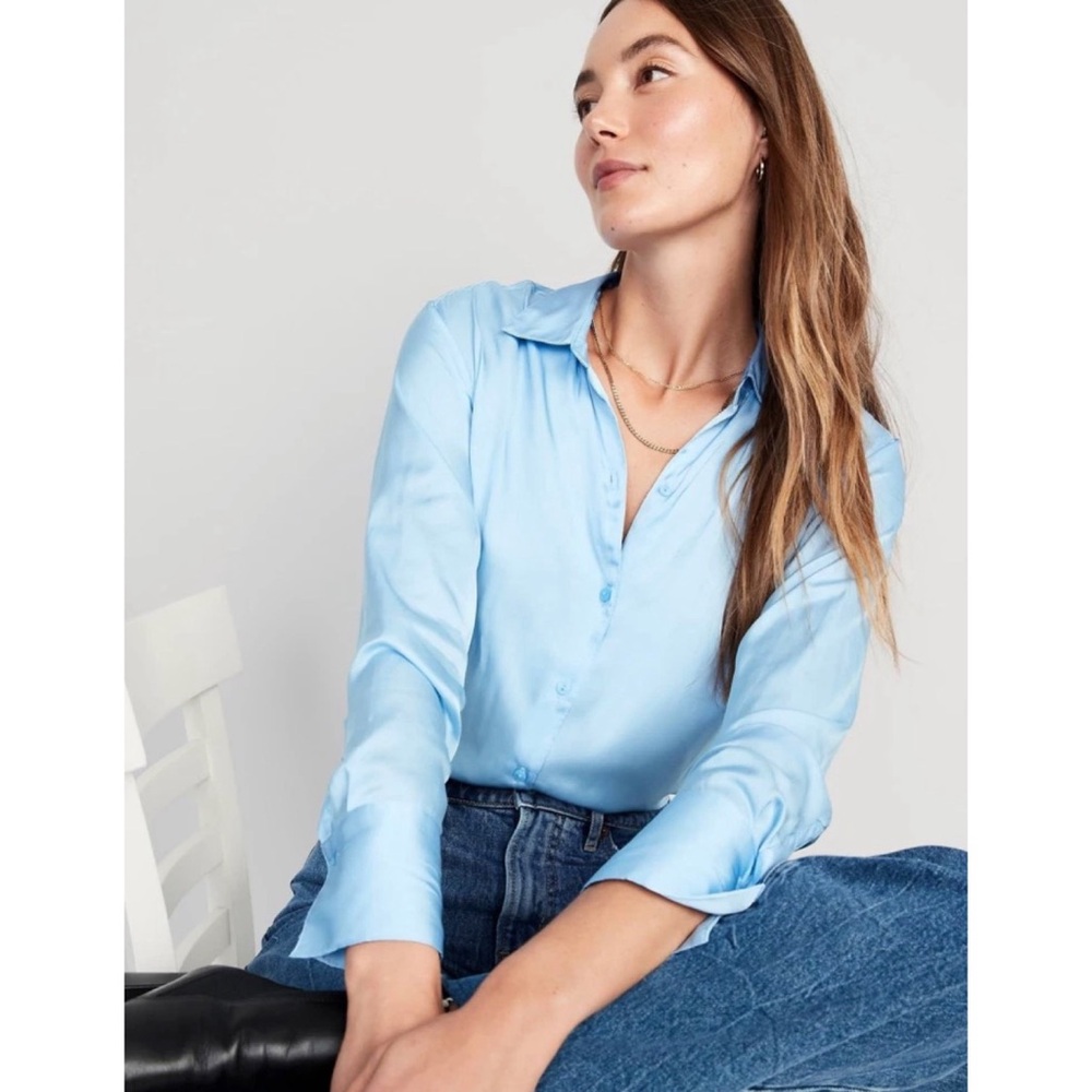 Old Navy Loose Satin Shirt